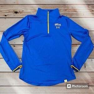 Women’s UCLA Bruins Under Armour Quarter Zip Longsleeve Size Large